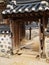 Traditional Korean House With Ceramic `Bamboo` Tiles