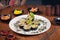 Traditional korean roll gimbap. Suchi roll with tuna. Meat. Traditional korean cuisine set. Restaurant food background. Kimbap