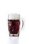 Traditional kvass beer mug isolated