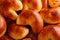 Traditional Latvian baked bacon pies, buns or pastries