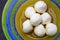 Traditional Lebanese Food: Goat cheese balls in olive oil