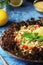 Traditional Levantine vegetarian salad tabbouleh