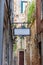 Traditional little street in Venice, Italy