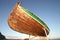 Traditional Lofoten\'s boat on top