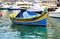 The traditional Maltese Luzzu boat