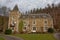 Traditional mansion in an Ardennes forest, Liege, Belgium