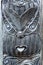 Traditional Maori face carving