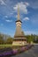 Traditional Maramures wooden church in Sapanta-Peri monastery, Romania