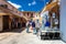 Traditional market in the center of the old town of Limassol, Cyprus.