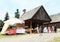 Traditional market in open-air museum