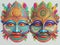 Traditional masks of Sri Lanka designed using Ai