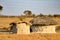 Traditional massai hut made