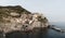 Traditional Mediterranean hillside fishing village in Cinque Terre