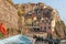 Traditional Mediterranean hillside fishing village in Cinque Terre