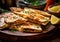 Traditional mexican quesadillas with cheese on table.Macro.AI Generative