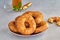 Traditional middle eastern cookies sesame rings, kandil, kaek