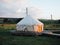 Traditional mongolian dwelling yurt sunlight nature Fresh air