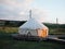 Traditional mongolian dwelling yurt sunlight nature Fresh air