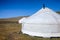 Traditional Mongolian gers in Altai Mountains Mongolia