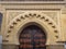 Traditional Moroccan ancient wooden entry door