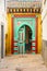 Traditional Moroccan door in medina. Essaouria