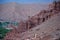 Traditional moroccan houses made of earth in the mountain