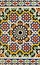 Traditional Moroccan tile pattern