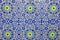 Traditional Moroccan tile pattern background