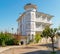 Traditional multi stories white wooden house, Princess Island Buyukada, Istanbul, Turkey