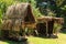 Traditional New Zealand Maori wooden structures