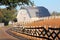 Traditional North American barn and fence