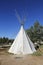 Traditional North American Teepee at RV Park near Zion National Park, Arizona