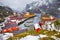 Traditional Norwegian Village in Nusfjord in Lofoten Islands in Norway