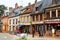 Traditional old architecture in Lyons-la-Foret in Upper Normandy
