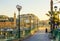 Traditional old fishing village Marsaskala at sunrise in Malta