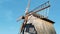 Traditional old Poland rustic windmill