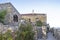 Traditional old stone houses at Monemvasia Laconia Peloponnese Greece