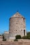 Traditional old windmill located at Naxos island