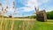 Traditional old windmills, Astra Museum, Sibiu, Transylvania, Romania, Europe