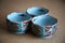 Traditional oriental ceramic bowls