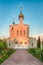 Traditional orthodox church in Frunze, small village in Crimea