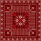 Traditional Palestinian Embroidery Pattern 24