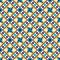 Traditional Palestinian Floor Tiles Seamless pattern.