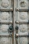 Traditional pattern door at Alexander Nevsky Cathedral in Sofia, Bulgaria