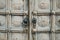 Traditional pattern door at Alexander Nevsky Cathedral in Sofia, Bulgaria