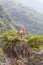 Traditional Pavilion atop Cliff