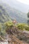 Traditional Pavillion atop Cliff