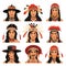 Traditional Peruvian Men and Women Headshots AI Generated