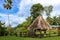 Traditional Philippines ifugao province house on the hill