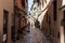 Traditional pictorial streets of old Croatian villages